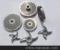 【絞肉機(jī)絞肉刀,刀盤,圓孔刀,孔盤,十字刀,網(wǎng)孔板,配件,定刀,擋板】價格,廠家,圖片,其他肉類加工機(jī)械,奉化市托普金屬制品-