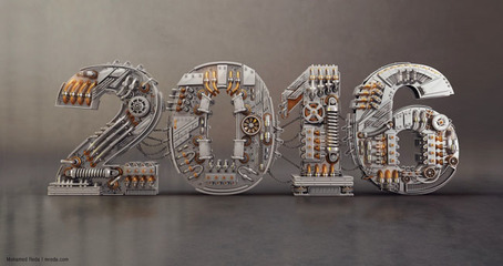 mlito | 機械風格3D字體設計